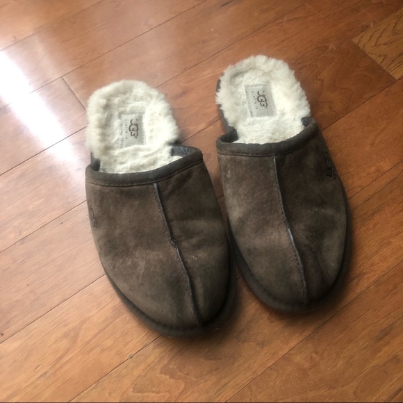 UGG Other - UGG SUEDE SHEARLING SLIPPERS Size 8